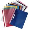 herlitz - Lot de 10 - chemise à lamelle, format A4, en film PP, rouge