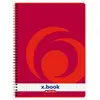 Herlitz cahier collège x.book, a4, 160 pages, quadrillé 10834117