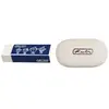 Gomme Ovale - HERLITZ - Caoutchouc Blanc - Dimensions: 49x18x110 mm - Pour Graphite