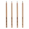 Herlitz Lot de 4 Crayons graphites naturel