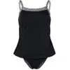 Fashy Ensemble tankini pour femme, Noir, 40 C