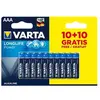 Varta Piles Varta PACK DE 20 PILES AAA, LR03