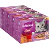 WHISKAS Duo de sachets de nourriture humide, Classic Combo en gelée, 12 x 85 g