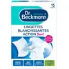 DR BECKMANN Lingettes blanchissantes x15