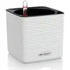 LECHUZA Jardinière de table CUBE Color 14 ALL-IN-ONE Blanc
