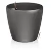 Pot de fleur LECHUZA Classico Premium 70 - kit complet, anthracite mét...