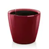 LECHUZA Classico Premium Ls 35 - Kit Complet, Rouge Scarlet Brillant Ø 35 X 33