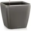 Lechuza Lechuza Jardinière Quadro 43 Ls All-In-One Charbon 16183