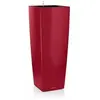 LECHUZA Jardinière Cubico Alto 40 ALL-IN-ONE Blanc brillant 18230