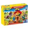 Playmobil 1.2.3 Calendrier de l'Avent 70259 Animaux et Mangeoire