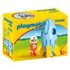 Playmobil 1.2.3 70186 Fusée et astronaute