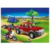 Jeu Playmobil Family Fun Pick-up et moto avec tente
