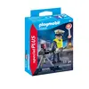 Playmobil Les policiers 70305 Policier avec radar de vitesse