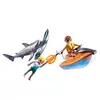 PLAYMOBIL 70489 BATEAU DE SECOURS ET ATTAQUE DE REQUINS 14PCES