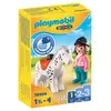 PLAYMOBIL - 70404 - PLAYMOBIL 1.2.3 - Cavalière avec cheval