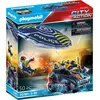 Playmobil City Action 70781 Parachutiste quad bandits