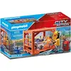 Playmobil City Action 70774 Ouvrier et conteneur