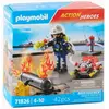 Playmobil Action Heroes 71826 Pompier pompe à eau & réservoir enflammé