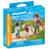 Playmobil Playmobil My Life 71803 - Fermière Et Enfant Avec Veau - Duo Pack