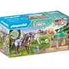 Playmobil Horses of Waterfall 71356 3 chevaux Morgan, Quarter Horse & Shagya