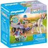 Playmobil Horses of Waterfall 71496 Enfants avec calèche et poney