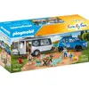 Playmobil Family Fun 71423 Famille avec voiture et caravane