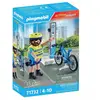 PLAYMOBIL 71732 Policier cycliste avec borne de recharge