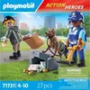 Playmobil Action Heroes 71731 Policier chien de recherche et voleur