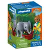 Playmobil 72092 Zoo: Elefantenbaby und Pflegerin (72092)