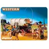 PLAYMOBIL - Chariot avec Cow-Boys et Bandits - Western - 82 pièces