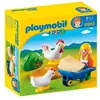 Playmobil 123 Boerin met haan en kip - 6965