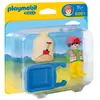 PLAYMOBIL 1.2.3. - Ouvrier avec brouette - Livré monté - A partir de 18 mois - Mixte