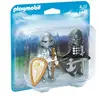 Playmobil 6847 - Chevalier Noir Et Chevalier Argent