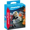 WDK Playmobil Special Plus 9093 Pompier avec arbre en feu