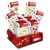 herma herma autocallants de noel magic étoiles paillettées, noir