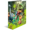 HERMA Classeur A4 Dino World 20079-7 cm de large - Avec impression intérieure - Pour l'école et le bureau - Classeur robuste en