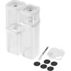 Set de récipients sous vide - ZWILLING - Cube Box - Plastique - Transparent - Blanc
