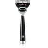 Zwilling Rasoir avec manche en résine précieuse, rasage humide, lames Gilette Fusion, design ergonomique, lame incluse Noir