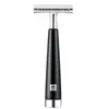 Zwilling Rasoir de sécurité à peigne fermé pour homme et femme Compatible avec toutes les lames de rasoir Noir