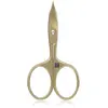 ZWILLING Ciseaux à ongles combinés (ciseaux pour ongles et cuticules, lame incurvée et pointe fine pour une coupe précise), qualité supérieure, dorés, 90 mm