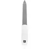 Zwilling Lime à ongles (revêtement saphir, pointe polie, forme ergonomique, surfaces de lime à grain grossier et fin), blanc, 90 mm