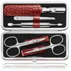 ZWILLING TWEEZERMAN Brosse à sourcils et pinceau à sourcils Arrondi 2 en 1 pour une forme parfaite des sourcils, Noir
