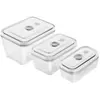 ZWILLING SET DE 3 BOÎTES SOUS-VIDE - VERRE - RECTANGULAIRE - S-M-L 368