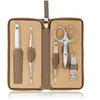 ZWILLING Twinox Case Manicure Pedicure Cowhide Zip Care Set 5-Piece, T...