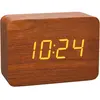 TFA Dostmann 60.2549.08 radiopiloté(e) Réveil bois marron clair Heures de réveil 1