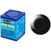 Revell Aqua #302 Black - Satin - RAL9005 - Acryl - 18ml Verf potje