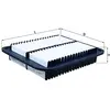 Mahle KNECHT LX 4431 Filtre à air Filtre à air Filtre à air