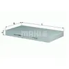 MAHLE LA 152 Filtre d'habitacle