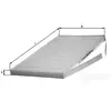 MAHLE LA 134 Filtre d'habitacle
