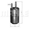 knecht KL705 Filtre à Carburant